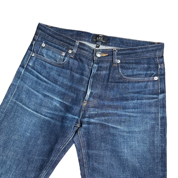 A.P.C. Men's Slim Jeans - Blue - Picture 3 of 10